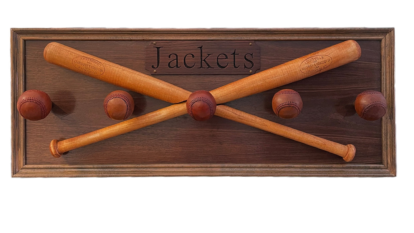 Base Ball coat hanger