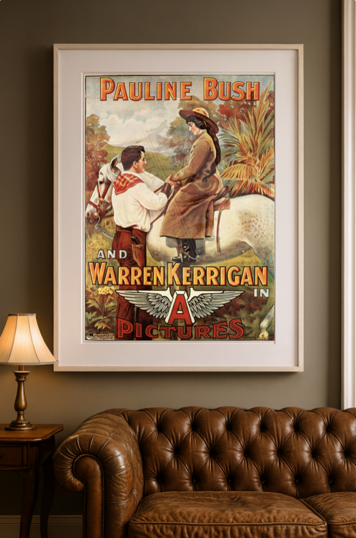 Vintage Silent Film Poster