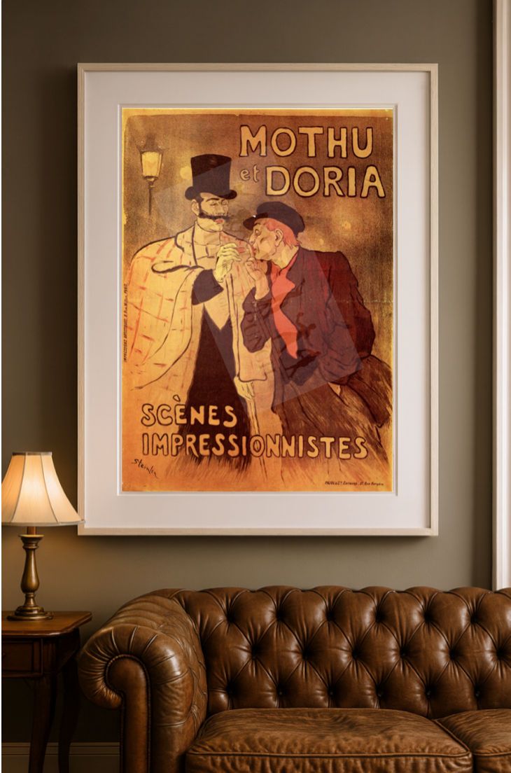 Vintage French Cabaret Poster