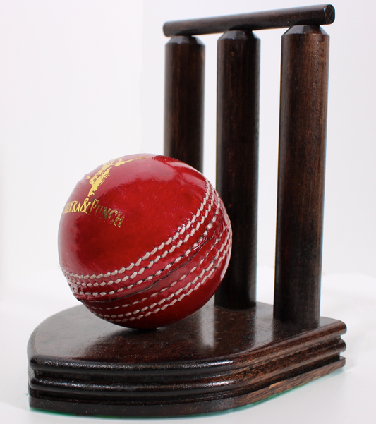 Cricket ball & wicket book end