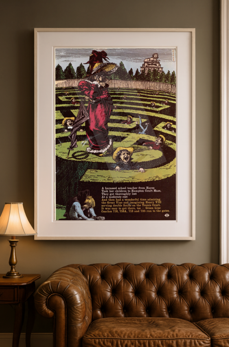 Vintage London Travel Poster