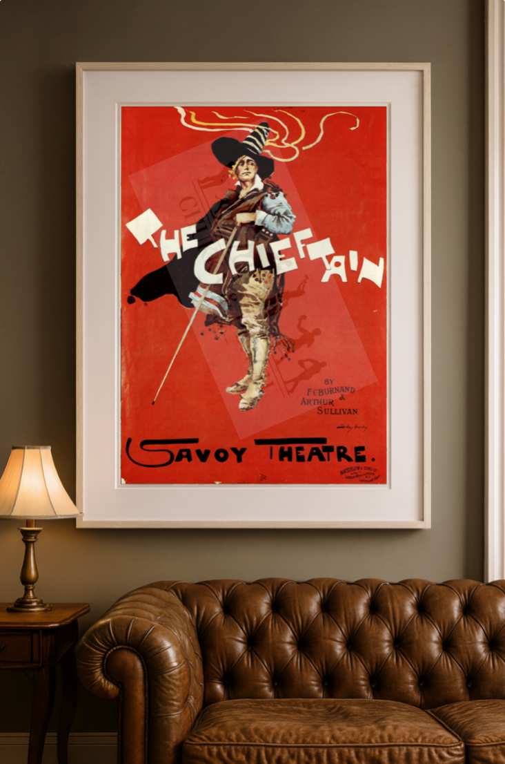 Vintage Theatre Poster | “The Chieftain” – Savoy Theatre